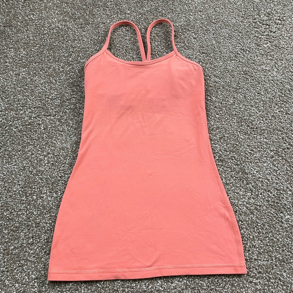 Lululemon coral tank top size 2!